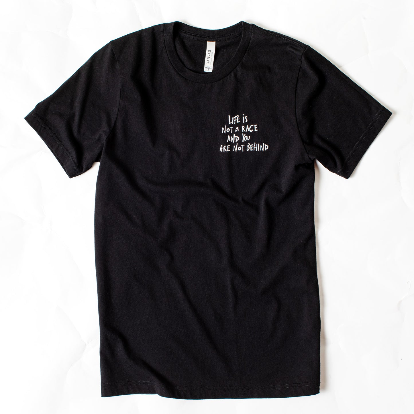 Life Is Not A Race T-Shirt - Black