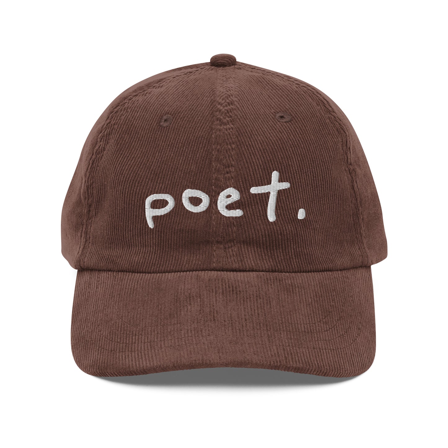 poet. vintage corduroy cap
