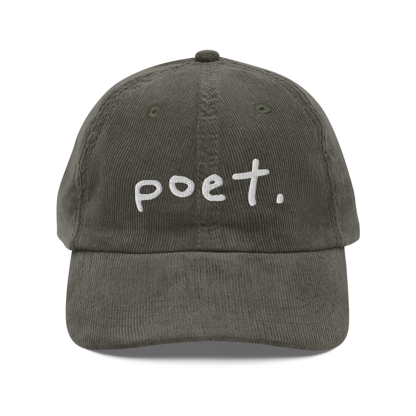 poet. vintage corduroy cap