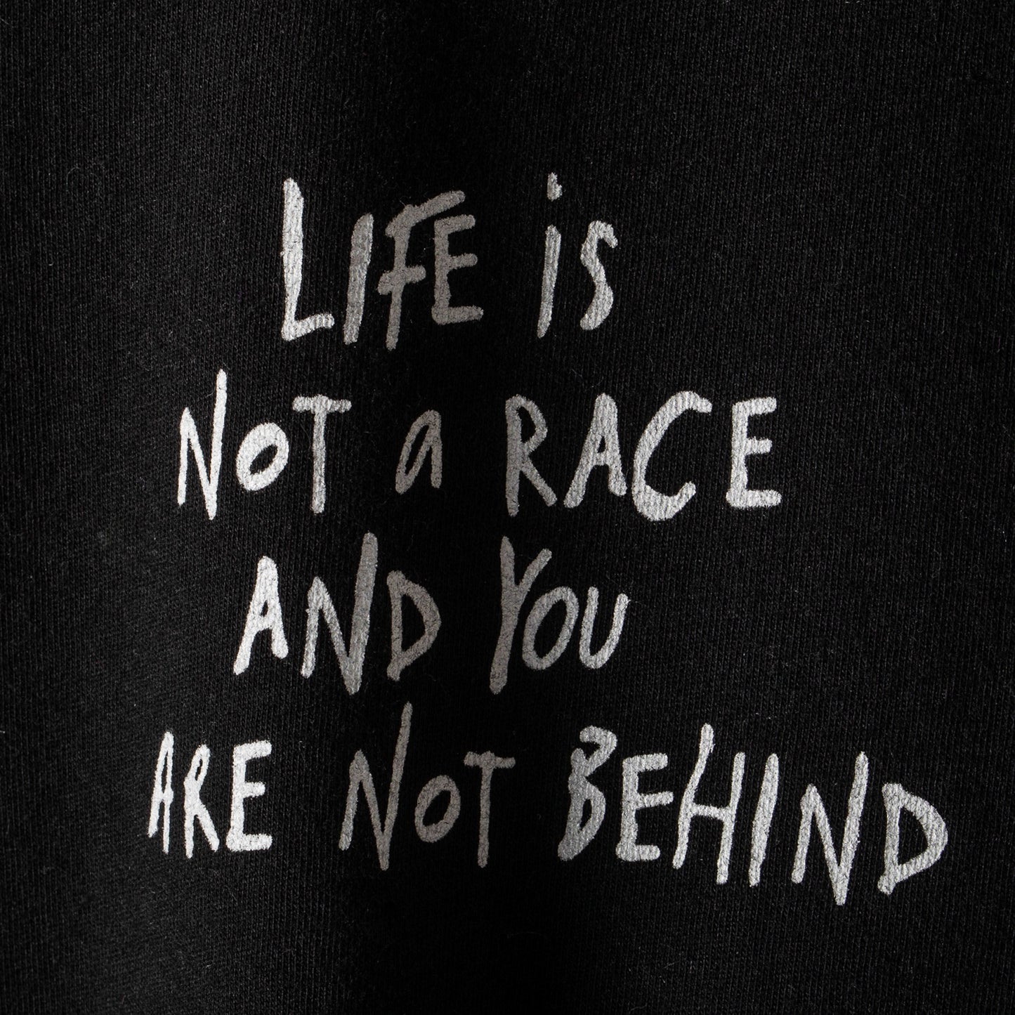 Life Is Not A Race T-Shirt - Black