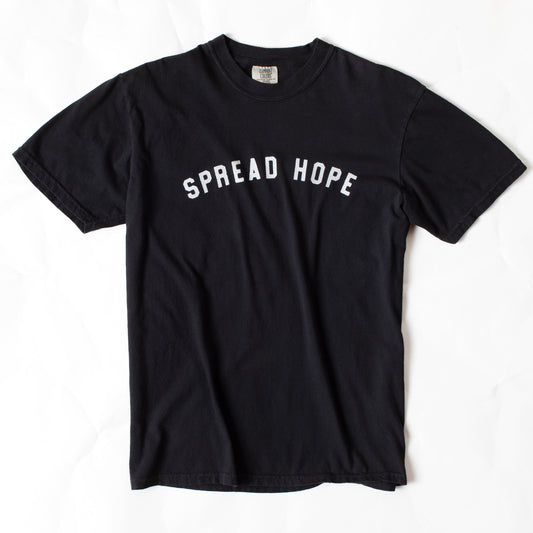 Spread Hope | Heavyweight T-Shirt - Black